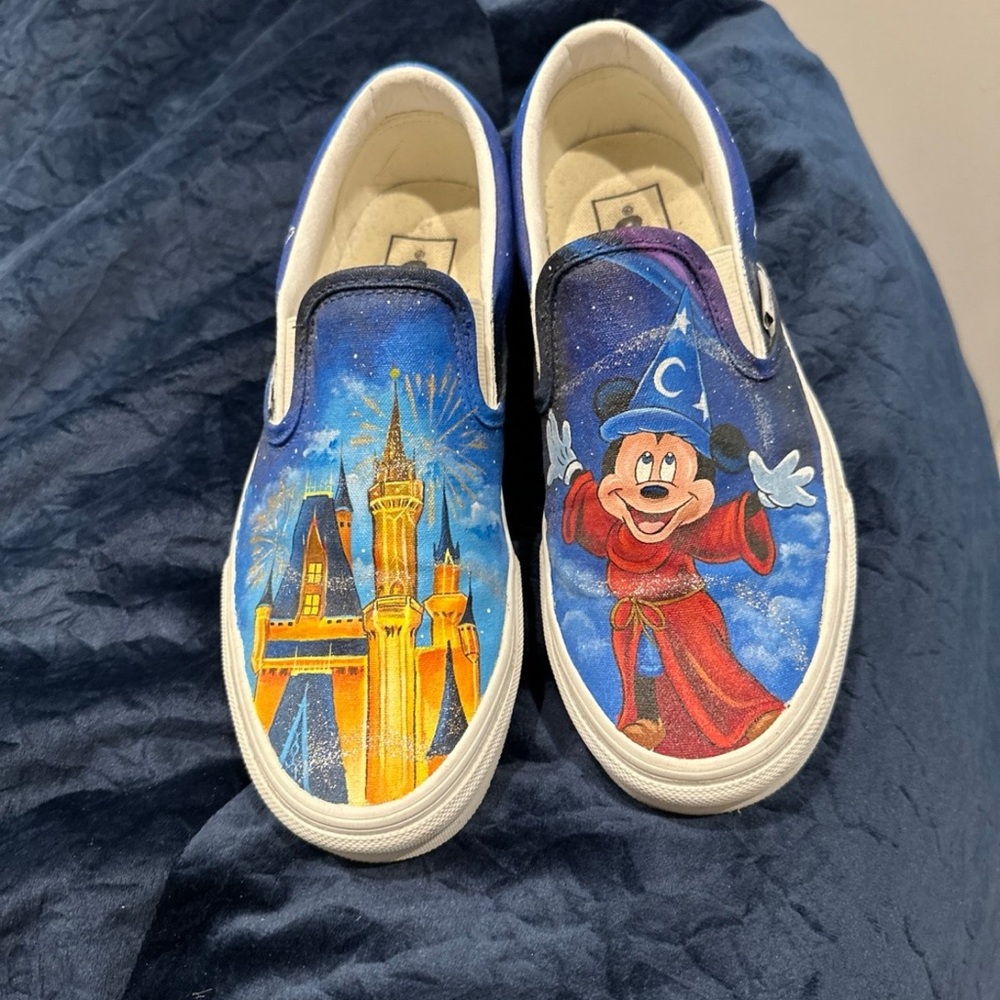 Disney Hand painted vans